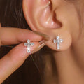Kruisoorbellen met strass