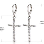 Kruis Oorbellen Diamant