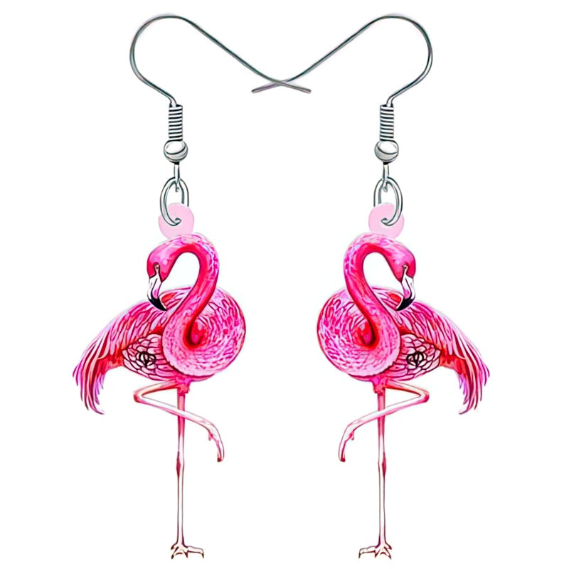 Flamingo Oorbellen voor Dames