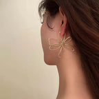 Boucles d'Oreilles Fleurs Clou Vintages Asymétriques or