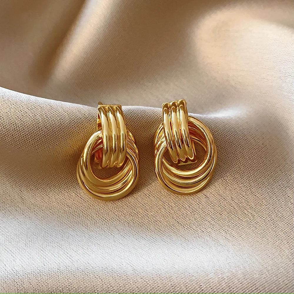 Oorbellen met strik voor dames goud