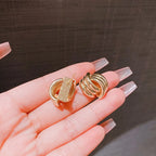 Oorbellen met strik voor dames goud