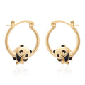 Boucles D'Oreilles Panda Or