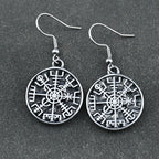 Hangende Oorbellen Kompas Vegvisir Viking