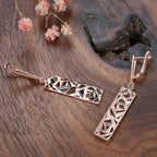 Boucles d'Oreilles Pendantes Ethniques Modernes