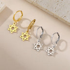 Hangers voor dames met de symbolische Joodse <span data-glossary-id="star-of-david">Davidster</span> 