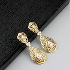 Hangers voor vrouwen Arabische bruiloft oorbellen wit