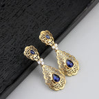 Hangers voor vrouwen Arabische bruiloft oorbellen marineblauw