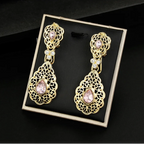 Hangers voor vrouwen Arabische bruiloft oorbellen roze