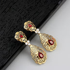 Hangers voor vrouwen Arabische bruiloft oorbellen rood