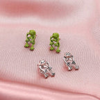 Boucles d'Oreilles pour Femme Grenouille