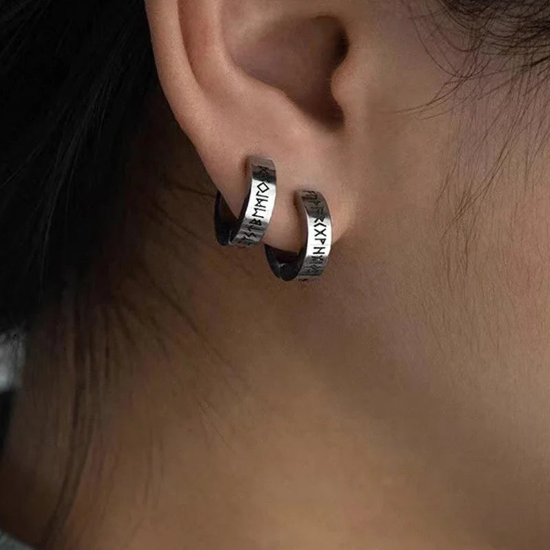 Viking Hoop Oorbellen voor mannen, vrouwen, Nordic Celtics