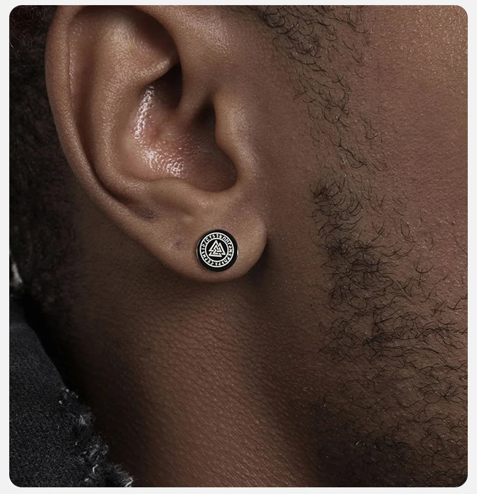 Viking oorbellen voor mannen 