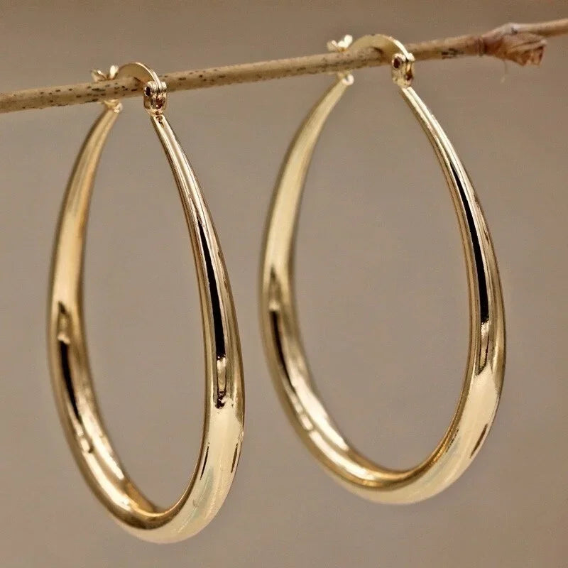 Exclusieve vintage oorbellen in goudkleur 