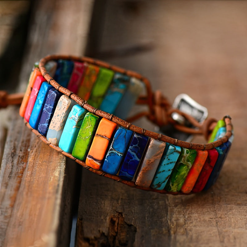 7 Chakra Stenen Armband