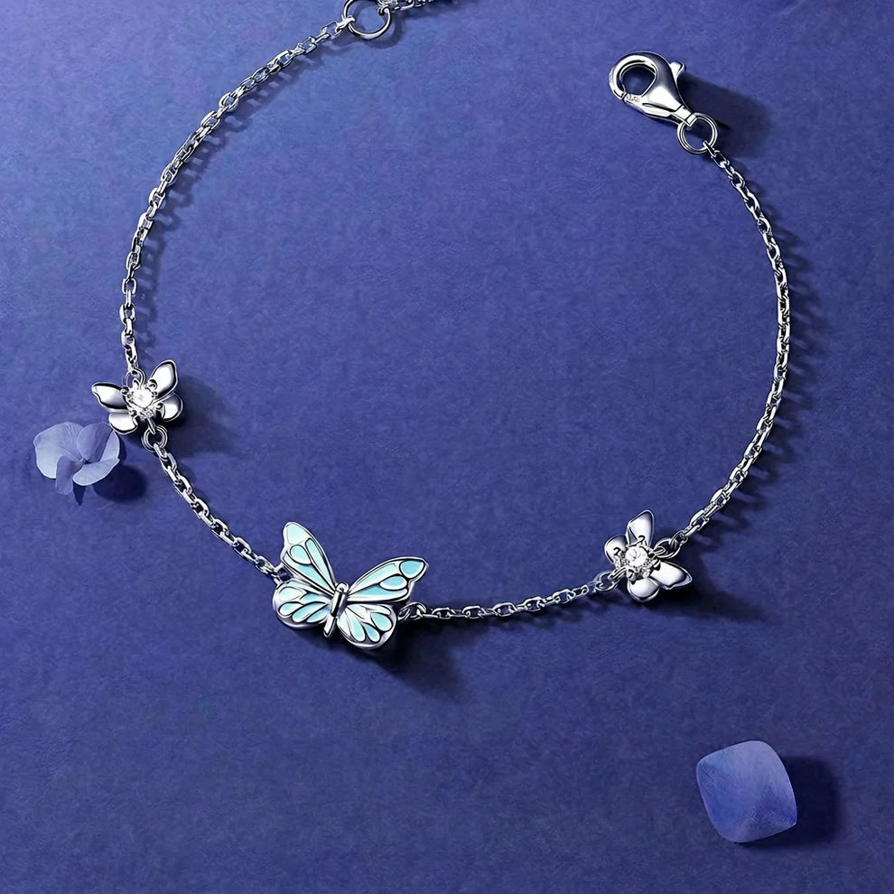 Bracelet ailes de lumière papillon