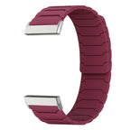Magnetische band voor Fitbit Versa 3, Versa 4, Sense 1 en Sense 2 horloge bordeaux