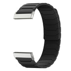 Magnetische band voor Fitbit Versa 3, Versa 4, Sense 1 en Sense 2 horloge zwart