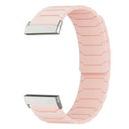 Magnetische band voor Fitbit Versa 3, Versa 4, Sense 1 en Sense 2 horloge roze