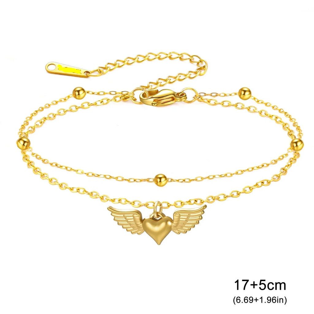 Verstelbare armband met engelenvleugels
