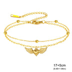 Verstelbare armband met engelenvleugels