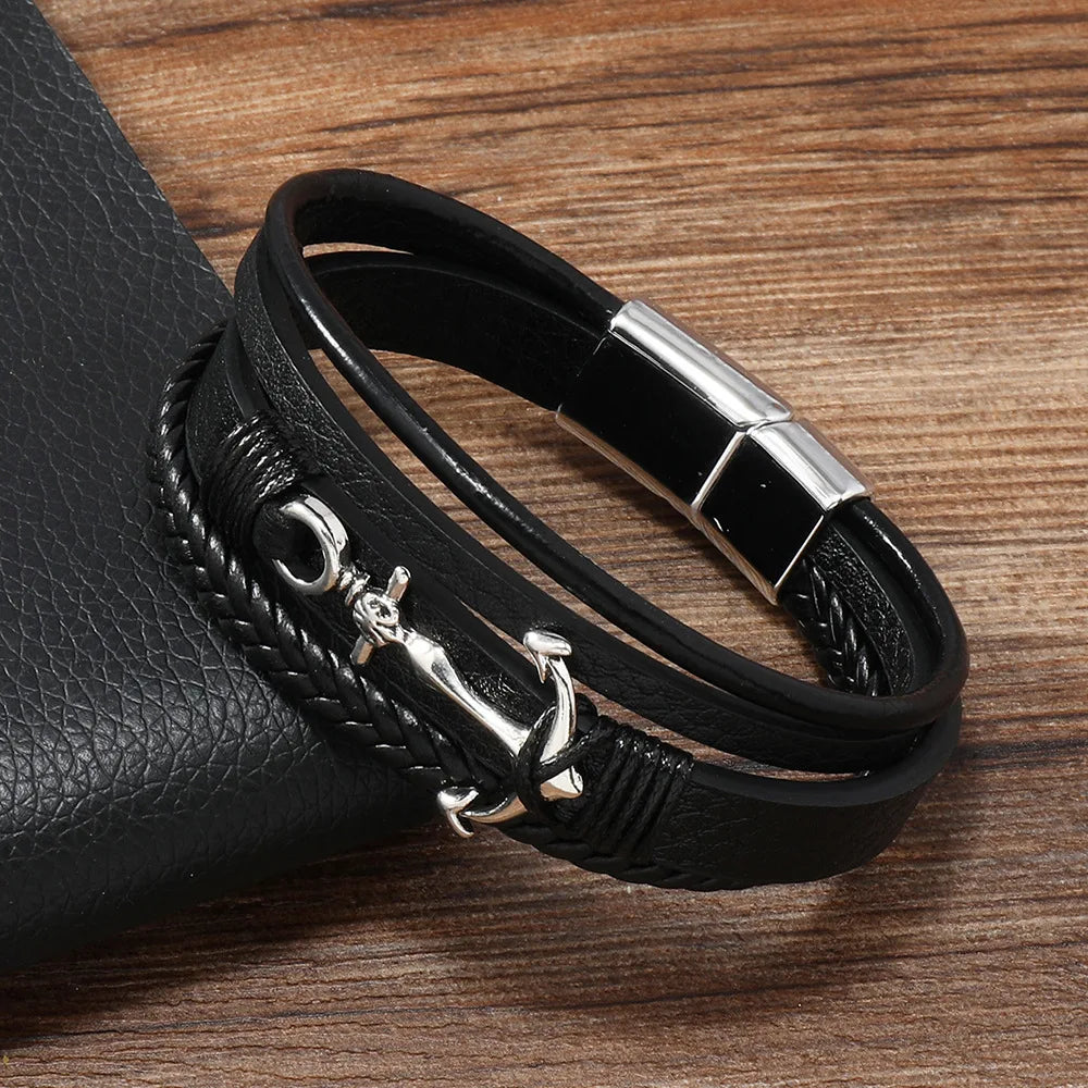 Brede ankerarmband