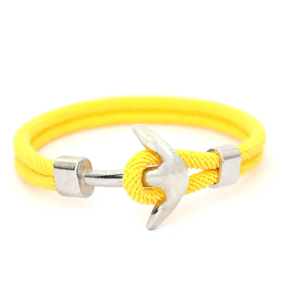 Ankerarmband geel