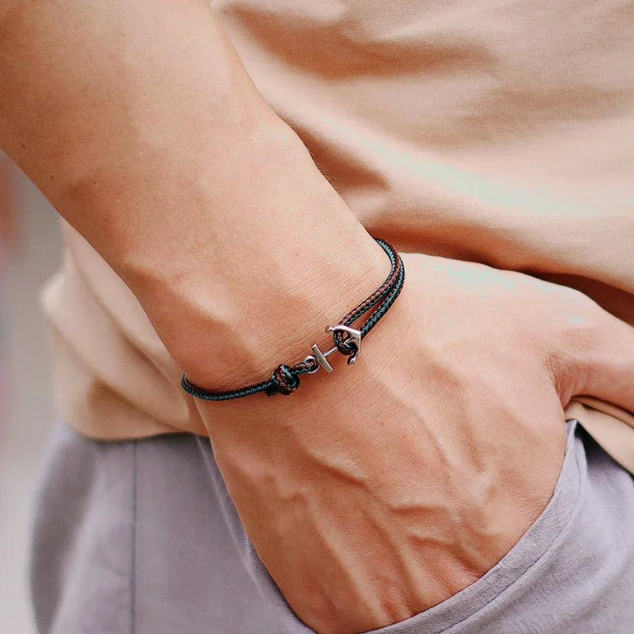 Maritiem ankerarmband 