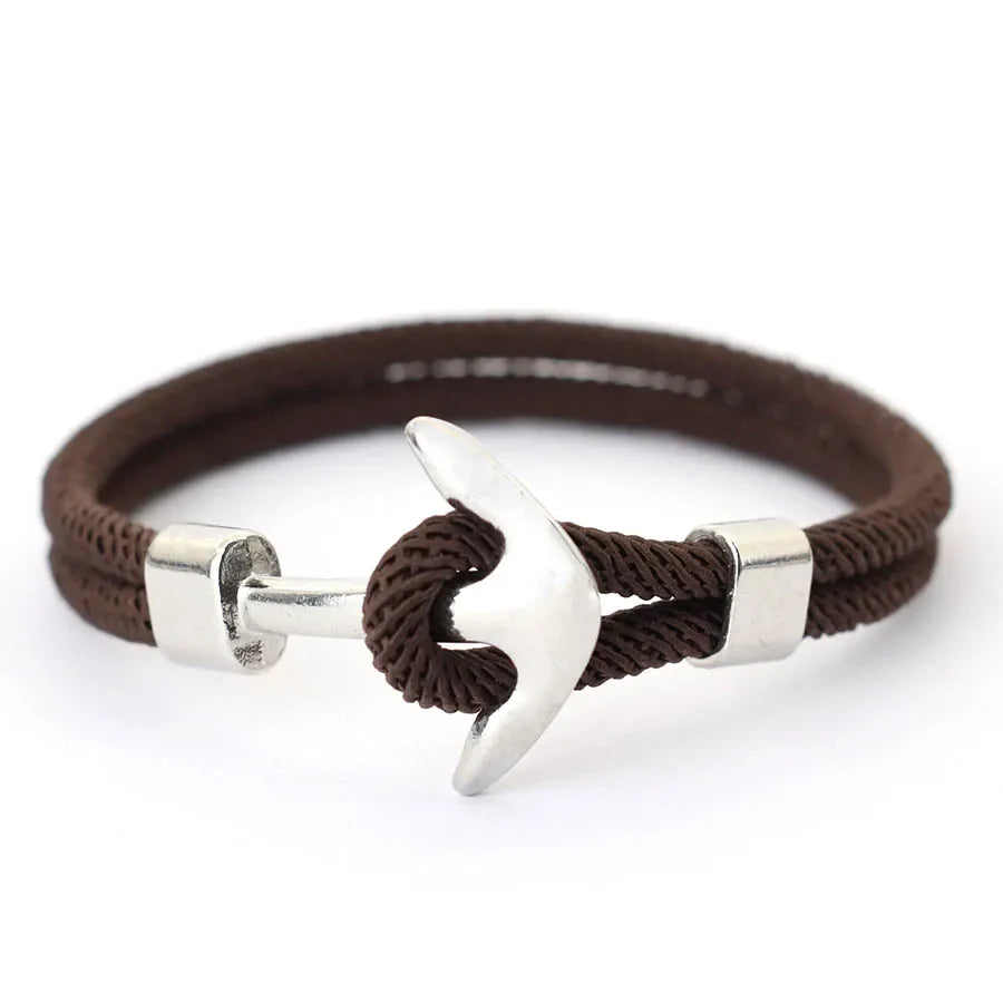 Ankerarmband bruin