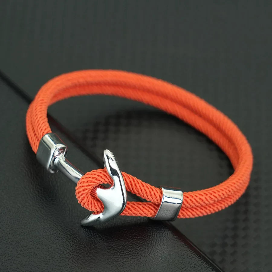 Ankerarmband oranje