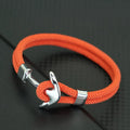 Ankerarmband oranje