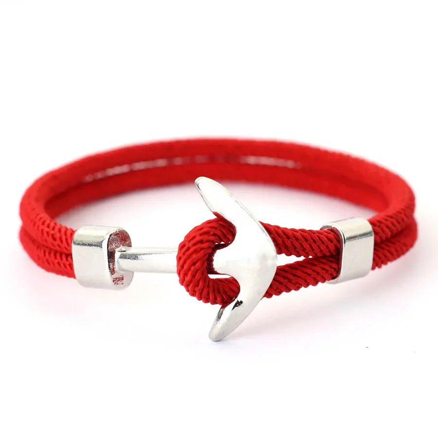 Ankerarmband rood