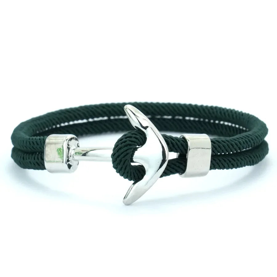 Ankerarmband groen