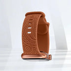 Bracelet Apple Watch à Motifs marron