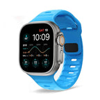 Bracelet Apple Watch en Silicone Chirurgical bleu ciel