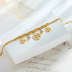 Levensboomarmband versierd met strass