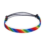 Verstelbare regenboogarmband