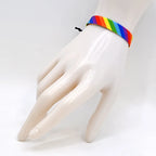 Verstelbare regenboogarmband 