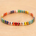 Dames regenboogarmband