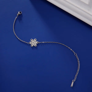 Bracelet Femme Cube de Métatron argent