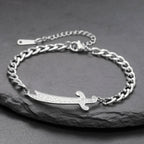 Armband met Arabisch Ali Zulfiqar zwaard in zilver