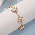 Bracelet avec Fleurs pour Femme blanc