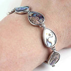 Bracelet avec Goutte d'Eau en Coquillage