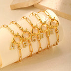 Gepersonaliseerde armband met initiaal