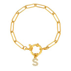 Gepersonaliseerde armband met initiaal s