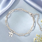 Armband met het joodse levenssymbool Chai in zilver