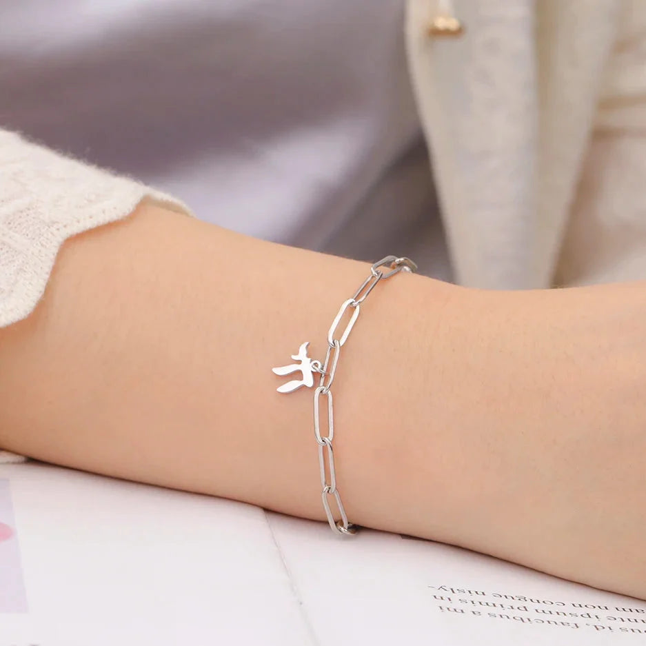 Armband met het joodse levenssymbool Chai in zilver