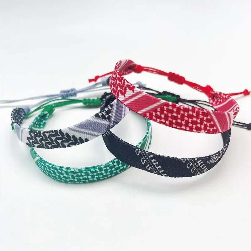 Armband met geometrische patronen Arabische Keffiyeh