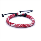 Armband met Arabisch Keffiye-patroon voor man of vrouw rood