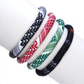 Armband met Arabisch Keffiye-patroon voor man of vrouw groen
